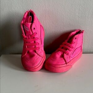 Vans Pink High-Top Sneakers Canvas